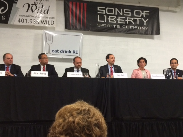 rhode island gubernatorial candidates town hall sons of liberty 2014